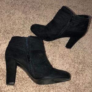 Black Suede Booties